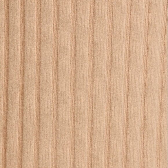 NORDSTROM SIGNATURE Cashmere Blend Cardigan Camel Ribbed Long Size XS - Picture 6 of 12